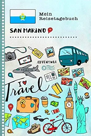 san marino mein reisetagebuch kinder reise aktivita tsbuch zum ausfa 1/4llen eintragen malen einkleben ferien