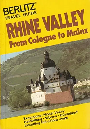 berlitz travel guide to rhine valley 1st edition berlitz publishing company 0029694507, 978-0029694503
