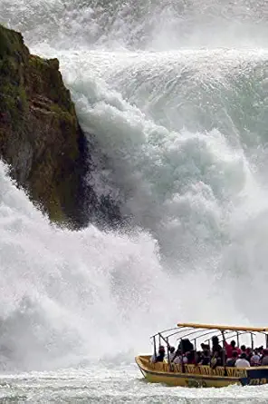 rhine waterfall in switzerland journal 150 page lined notebook/diary 1st edition cool image 1533668752,