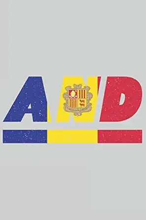 and andorra notebook with lined 120 pages in white college ruled memo book with the andorra flag 1st edition