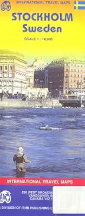 stockholm itm city map 1 10 000 1st edition itmb canada 1553417062, 978-1553417064