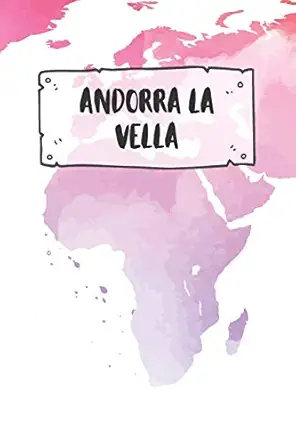 andorra la vella ruled travel diary notebook or journey journal lined trip pocketbook for men and women with