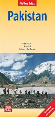 pakistan 2015 map 1st edition nelles 3865744427, 978-3865744425