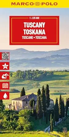 tuscany marco polo map 1st edition marco polo 3575021872, 978-3575021878