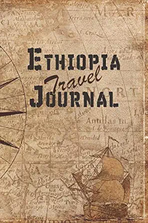 ethiopia travel journal 6x9 travel notebook with prompts and checklists perfect gift for your trip to