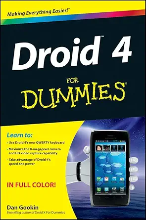 droid 4 for dummies 1st edition dan gookin 1118336747, 978-1118336748