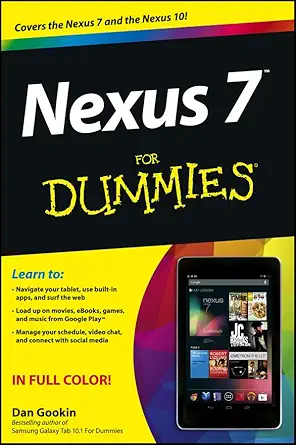 nexus 7 for dummies 1st edition dan gookin 1118508734, 978-1118508732