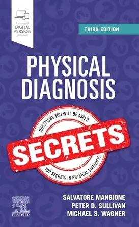 physical diagnosis secrets 1st edition salvatore mangione md ,peter sullivan md facp ,michael s wagner md