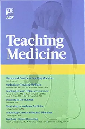 teaching medicine series 7 book set 1st edition jack ende 1938921127, 978-1938921124