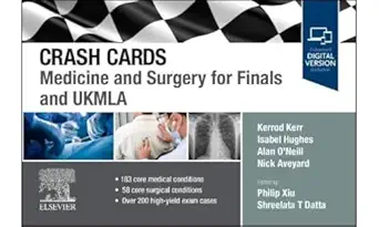 crash cards medicine and surgery for finals and ukmla 1st edition kerrod kerr ,isabel hughes ,alan