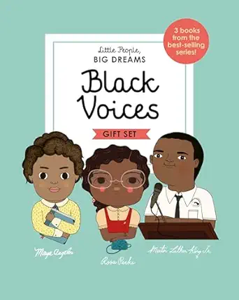 little people big dreams black voices 3 books from the best selling series maya angelou rosa parks martin