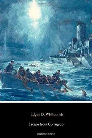escape from corregidor 1st edition edgar d whitcomb 1793074488, 978-1793074485