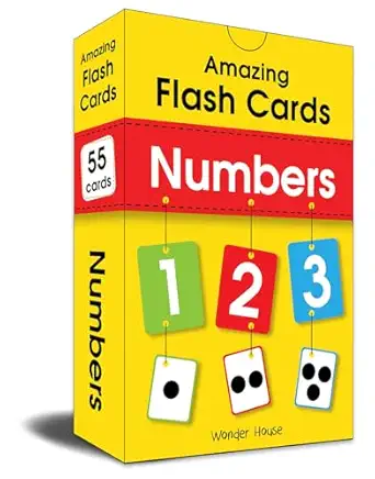 amazing flash cards numbers early development of preschool toddler 1st edition wonder house books 9388810724,