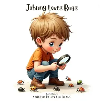 johnny loves bugs a wordless picture book for kids 1st edition lori hanes 1967148449, 978-1967148448