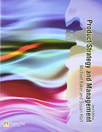 product strategy and management 1st edition michael john baker ,susan j hart 0273694502, 978-0273694502