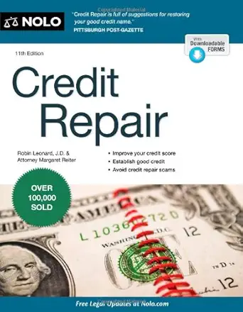 credit repair 1st edition robin leonard ,margaret reiter 141331886x, 978-1413318869