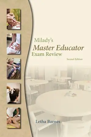 exam review for miladys master educator 1st edition milady 1428321543, 978-1428321540