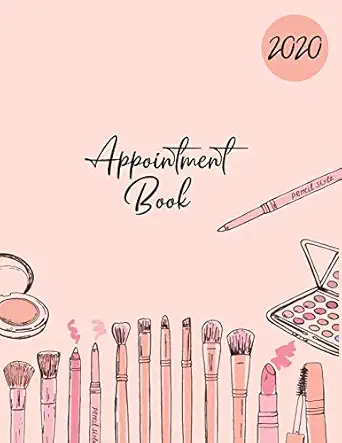 2020 appointment book large diary with 15 minute time slots 8am 9pm 6 days at a glance 1st edition