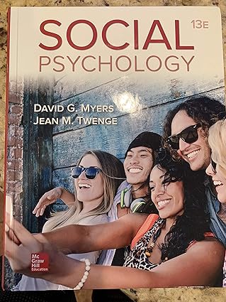 social psychology 1st edition david myers ,jean twenge 1260397114, 978-1260397116