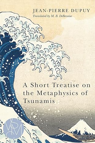 a short treatise on the metaphysics of tsunamis 1st edition jean pierre dupuy ,malcolm b debevoise