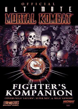 official ultimate mortal kombat 3 fighters kompanion 1st edition bradygames 1566866391, 978-1566866392