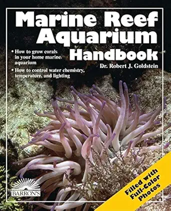 marine reef aquarium handbook 1st edition robert j goldstein 0764136747, 978-0764136740