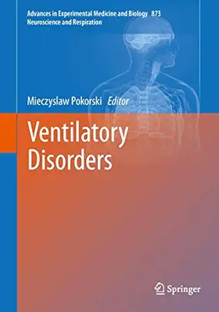 ventilatory disorders 1st edition mieczyslaw pokorski 331920193x, 978-3319201931