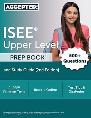isee upper level prep book 2 isee practice tests and study guide 1st edition g t mcdivitt 1637988605,