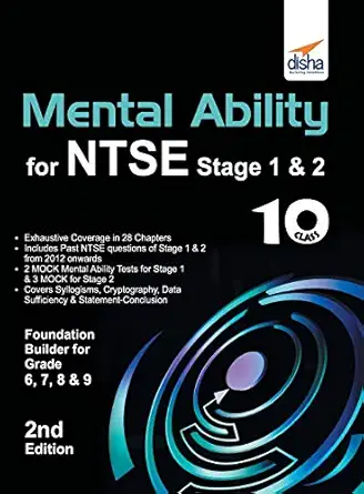 mental ability for ntse and olympiad exams for class 10 1st edition disha experts 9388026772, 978-9388026772
