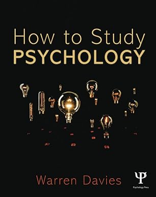 how to study psychology 1st edition warren davies 1848721064, 978-1848721067