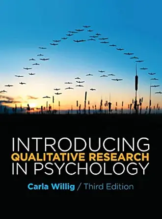 introducing qualitative research in psychology 1st edition carla willig 0335244491, 978-0335244492