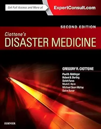 ciottones disaster medicine 1st edition gregory r ciottone md facep ffsem ,paul d biddinger md facep faaem