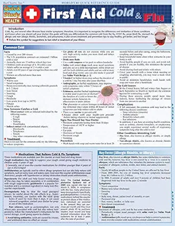 first aid cold and flu 1st edition inc barcharts 1423215028, 978-1423215028