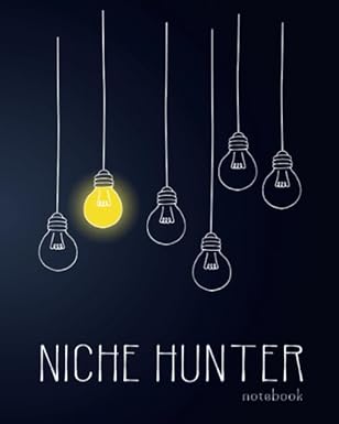 niche hunter notebook research record for pod idea book product planning space for drawing product ideas and