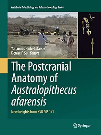 the postcranial anatomy of australopithecus afarensis new insights from ksd vp 1/1 1st edition yohannes haile