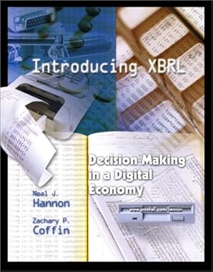 introducing xbrl decision making in a digital economy 1st edition neal j hannon ,zachary p coffin 0130609021,