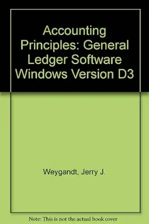 accounting principles general ledger software 1st edition gary lubin 0471391816, 978-0471391814