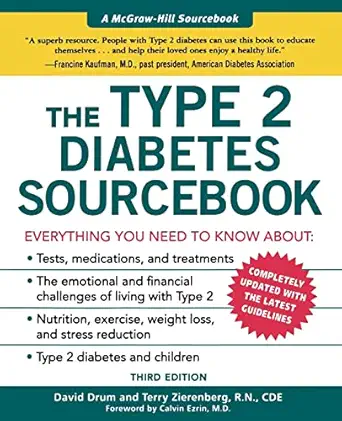 the type 2 diabetes sourcebook 1st edition david drum ,terry zierenberg 0071462317, 978-0071462310