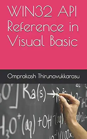 win32 api reference in visual basic 1st edition omprakash thirunavukkarasu 1500806021, 978-1500806026