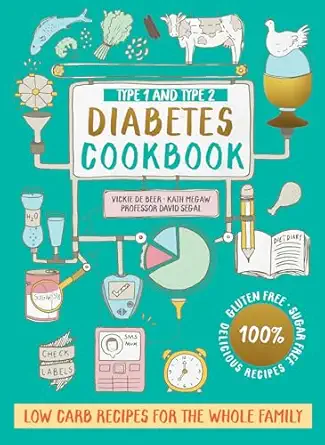type 1 and type 2 diabetes cookbook the revised and updated handbook for 2025 with low carb healthy recipes