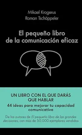 el pequea o libro de la comunicacia n eficaz 1st edition mikael krogerus ,roman tscha ppeler ,isabel murillo