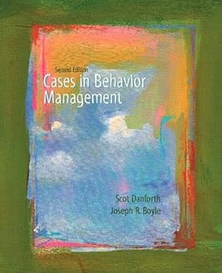 cases in behavior management 1st edition scot danforth ,joseph boyle 0131715917, 978-0131715912