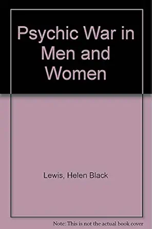 psychic war in men and women 1st edition helen block lewis 0814749607, 978-0814749609