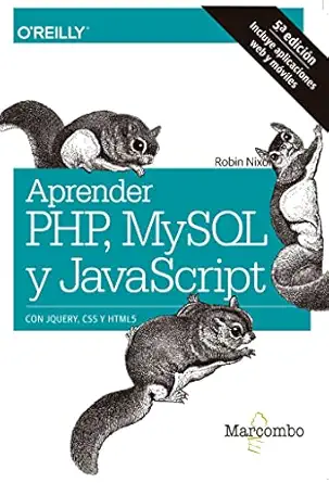 aprender php mysql y javascript 1st edition robin nixon 8426727158, 978-8426727152