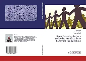 reengineering legacy software products into software product line 1st edition yinxing xue ,zhenchang xing