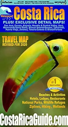 waterproof travel map of costa rica 1st edition ray krueger koplin ,suzanne krueger koplin ,toucan maps