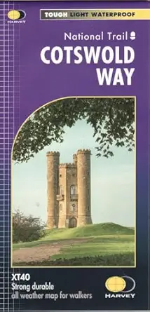 cotswold way xt40 1st edition harvey maps 1851374183, 978-1851374182
