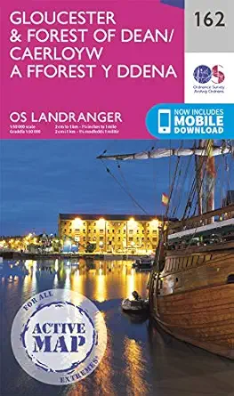 gloucester and forest of dean 1st edition ordnance survey 0319475697, 978-0319475690