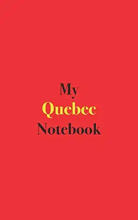 my quebec notebook blank lined notebook for your trip to quebec canada 1st edition bamboo umbrella books