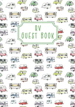 rv guest book to record visitors and favorite memories 1st edition rose brierley 1692905775, 978-1692905774